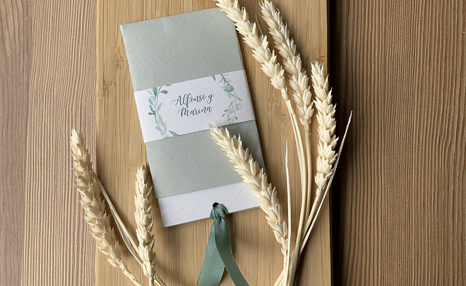 INVITACIÓN DE BODA FLORAL - DISEÑADOR GRÁFICO FREELANCE MADRID ALRUBI