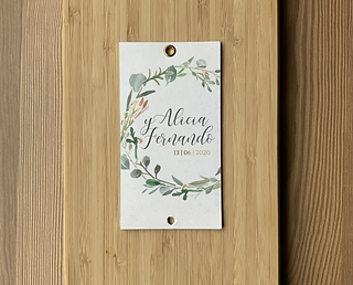 INVITACIÓN DE BODA FLORAL - DISEÑADOR GRÁFICO FREELANCE MADRID ALRUBI