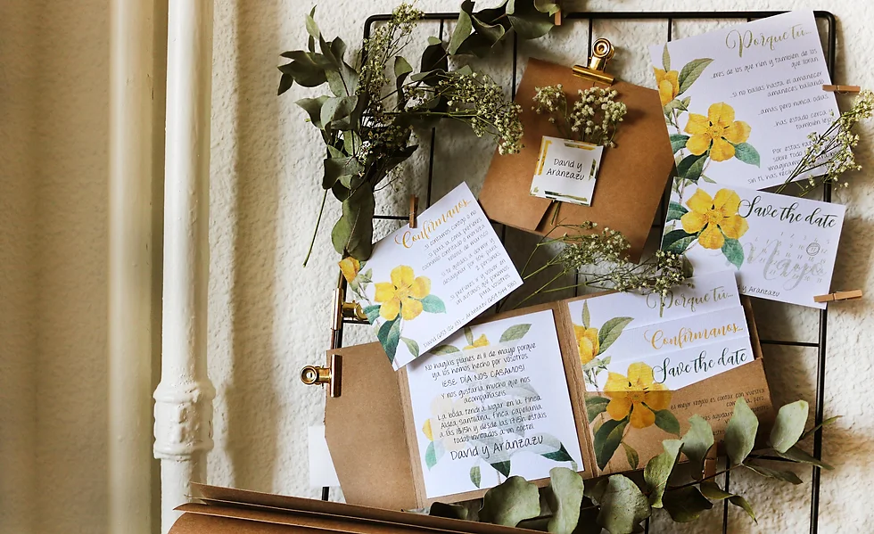 diseño de invitaciones de boda