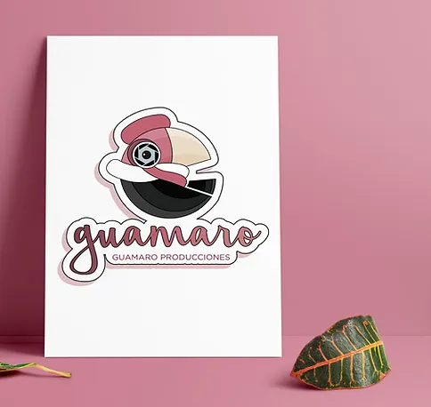logotipo productora guamaro alrubi portfolio