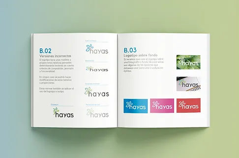REDISEÑO IDENTIDAD CORPORATIVA HAYAS - DISEÑADOR GRÁFICO FREELANCE MADRID ALRUBI