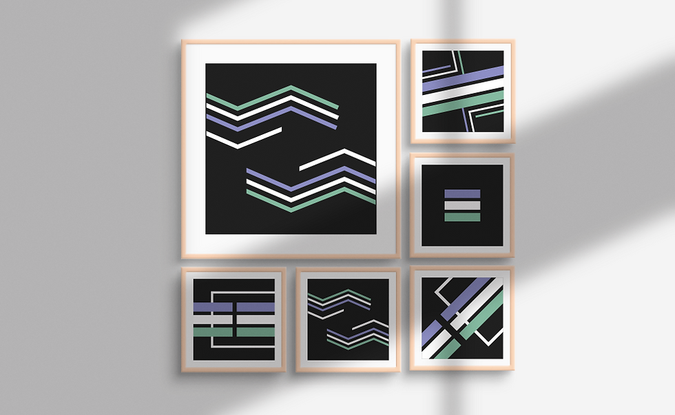 ILUSTRACIONES GEOMETRICAS - DISEÑADOR GRAFICO FREELANCE MADRID ALRUBI