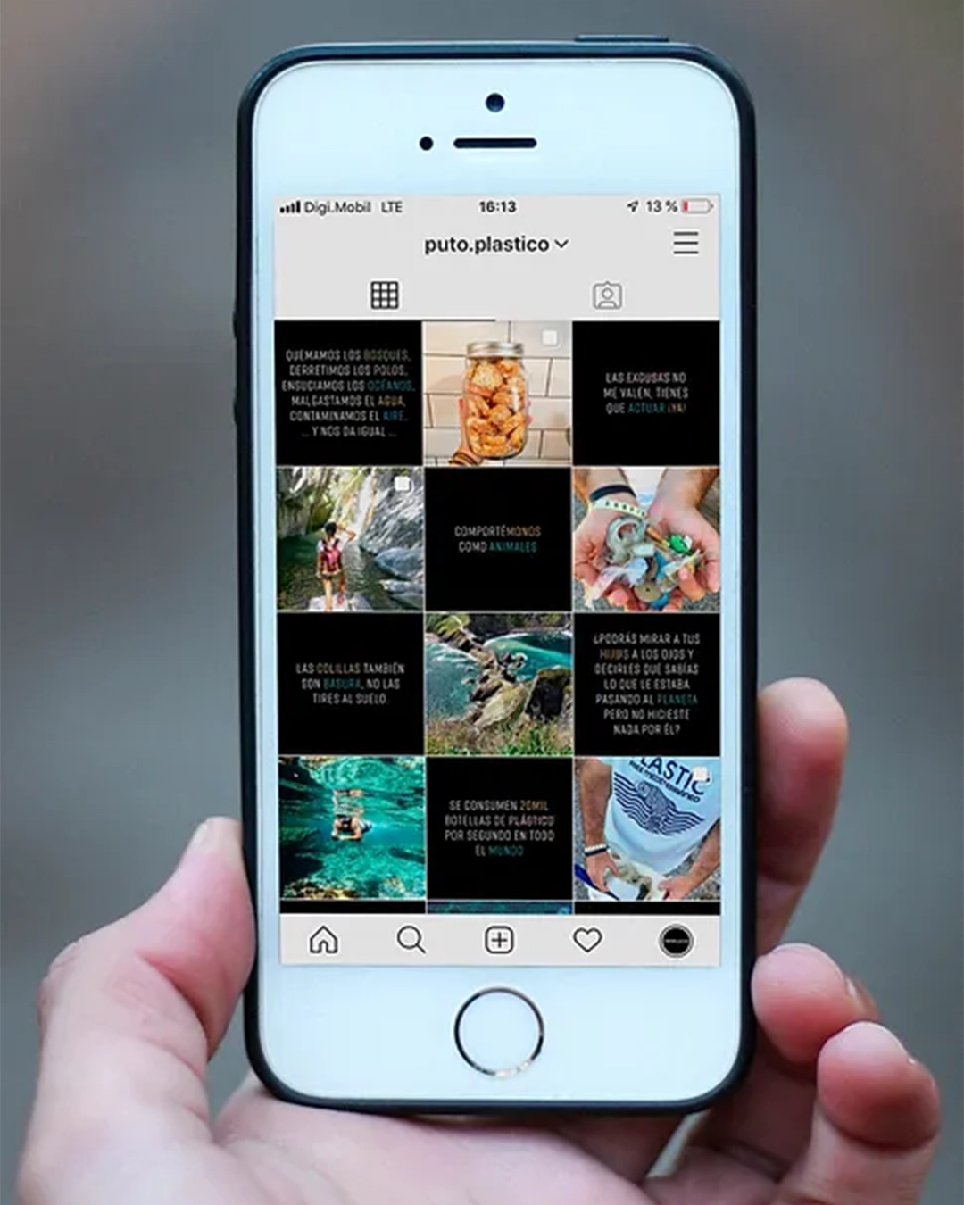 Feed de Instagram diseñado con una estrategia de contenido visual para mejorar la imagen de marca y la comunicación en redes sociales.