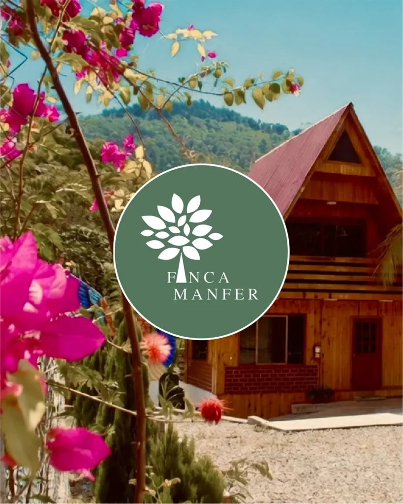 Proyecto de branding e identidad visual desarrollado para Finca Manfer.